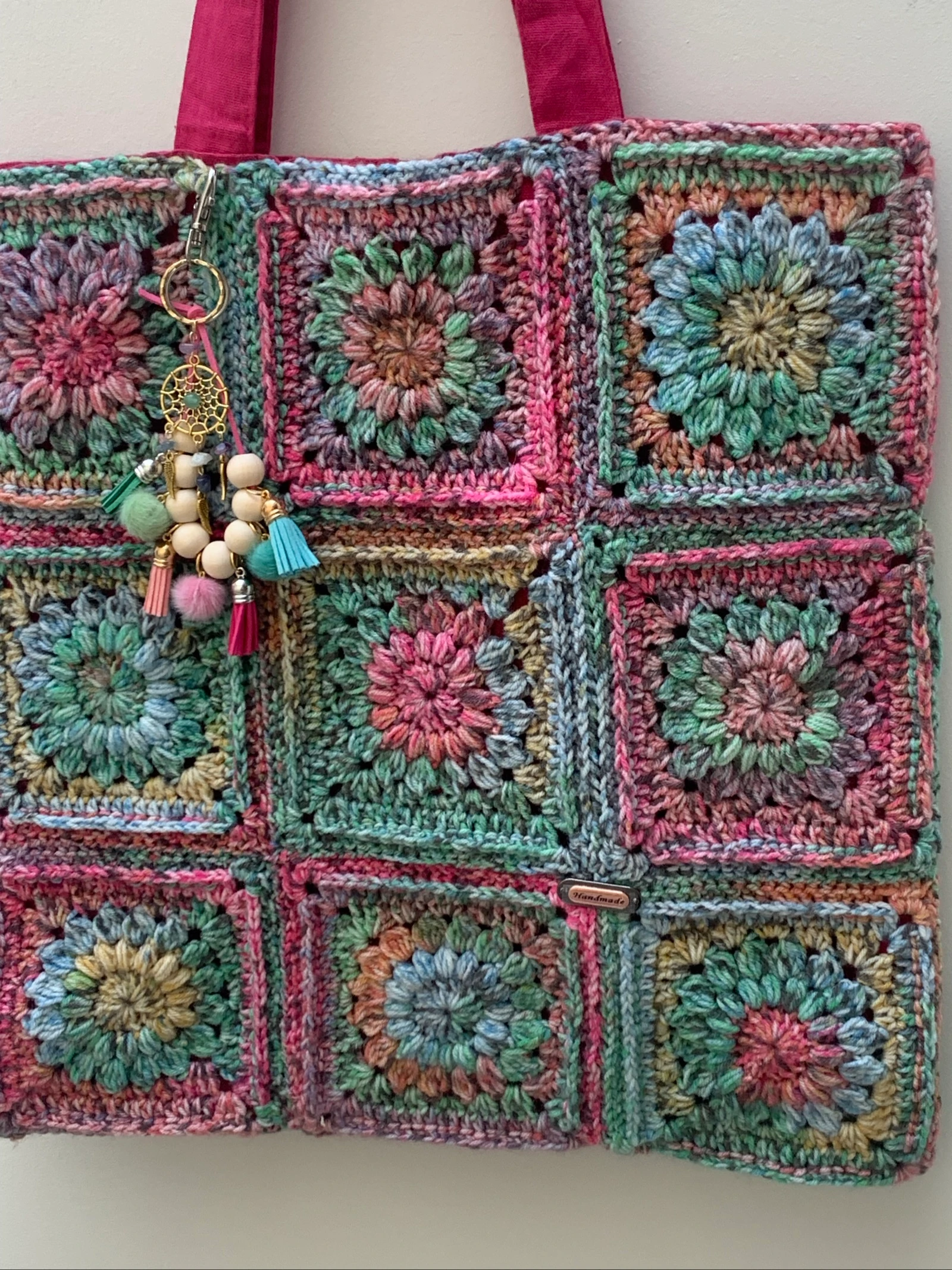 Tas met tashanger. Made By Anne. Nieuw!